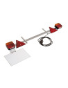 PLAQUE DE FEUX AGRICOLE  1,6 M - CABLE  10 M - PRISE 7 PLOTS