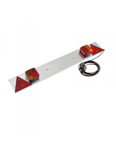 PLAQUE DE FEUX 100x14 - PRISE 7 PLOTS - CABLE 4 m