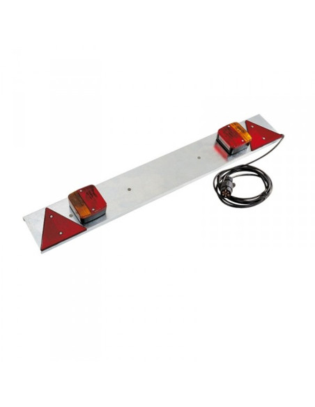 PLAQUE DE FEUX 100x14 - PRISE 7 PLOTS - CABLE 4 m