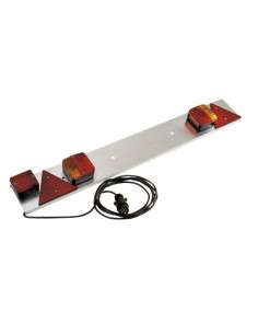 PLAQUE DE FEUX 120x14 - PRISE 7 PLOTS - CABLE 4,7 m