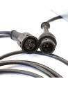 PLAQUE DE FEUX LEDS 100x14 - PRISE 7 PLOTS - CABLE 4 m
