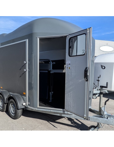 GOLD ORIGINS PREMIUM GRIS Van chevaux 2 PLACES (Cheval Liberté)