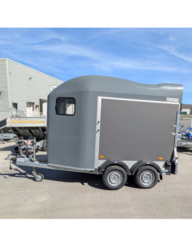 GOLD ORIGINS PREMIUM GRIS Van chevaux 2 PLACES (Cheval Liberté)