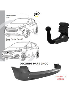 2672T60 ATTELAGE FORD FIESTA DE 01/17 - 