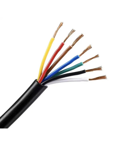 CABLE 7 CONDUCTEURS (7 X 1 mm2) POUR REMORQUE (VENDU AU METRE)
