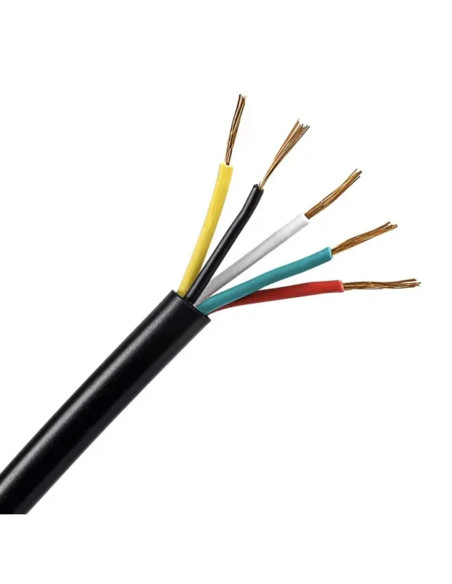CABLE 5 CONDUCTEURS (5 X 1 mm2) POUR REMORQUE (VENDU AU METRE)