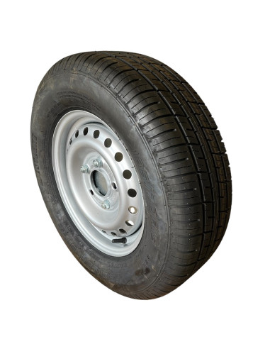 KIT ROUE SECOURS 185/70R13 AVEC BACHE ET SUPPORT (Cheval Liberté)