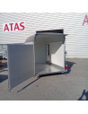 FOURGON C500 313*164*201 2000 KG COMPOSITE & POLY GRIS+P.LATERALE (Debon)