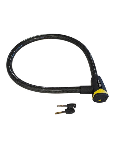 ANTIVOL SPIRALE à CLES 120 cm Ø 25 mm
