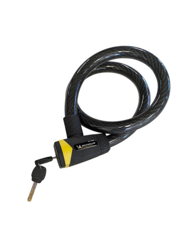 ANTIVOL SPIRALE à CLES 120 cm Ø 25 mm