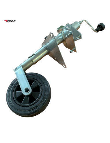 ROUE JOCKEY TELESCOPIQUE Ø 48 TIMON en V (Erdé)