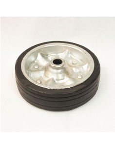 ROULETTE GALET 200*55 DUR AVEC JANTE ACIER 