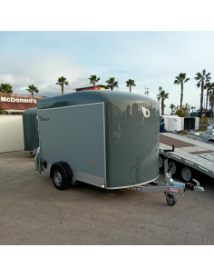 FOURGON C400 "CAMERA" 320*167*201 1300 KG BOIS & POLY GRIS (Stock uniquement) Debon