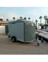 FOURGON C400 "CAMERA" 320*167*201 1300 KG BOIS & POLY GRIS (Stock uniquement) Debon