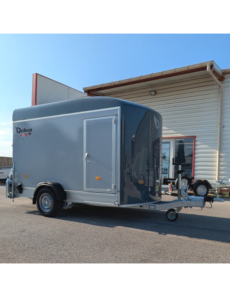 FOURGON C400 315*164*201 1300 KG ALU & POLY GRIS + P.LATERALE (Debon)