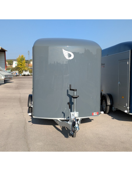 FOURGON C400 315*164*201 1300 KG ALU & POLY GRIS + P.LATERALE (Debon)