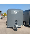 FOURGON C400 315*164*201 1300 KG ALU & POLY GRIS + P.LATERALE (Debon)