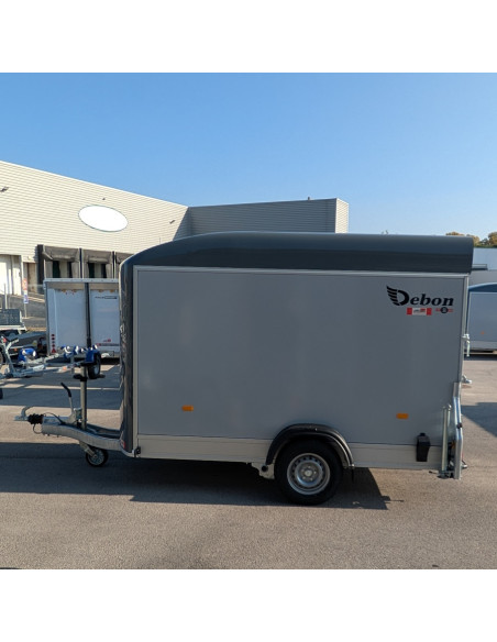 FOURGON C400 315*164*201 1300 KG ALU & POLY GRIS + P.LATERALE (Debon)