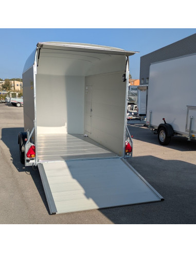 FOURGON C400 315*164*201 1300 KG ALU & POLY NAVY BLUE + P.LATERALE (Debon)