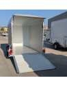 FOURGON C400 315*164*201 1300 KG ALU & POLY NAVY BLUE + P.LATERALE (Debon)
