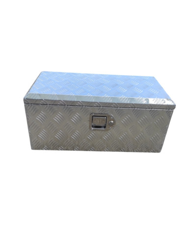 COFFRE ALUMINIUM RECTANGULAIRE OUVERTURE DESSUS 600x300x270 