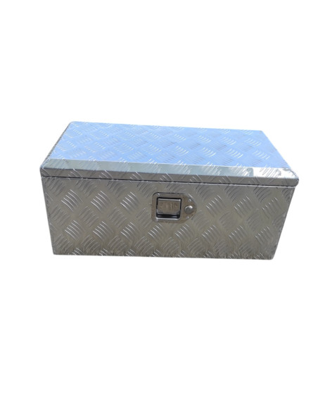 COFFRE ALUMINIUM RECTANGULAIRE OUVERTURE DESSUS 600x300x270 