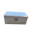 COFFRE ALUMINIUM RECTANGULAIRE OUVERTURE DESSUS 600x300x270 