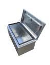 COFFRE ALUMINIUM RECTANGULAIRE OUVERTURE DESSUS 600x300x270 