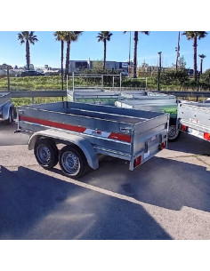 EXPERT ACIER 252 -  251x135x45 - 500 KG PTC  - 2 ESSIEUX (Erde) 2