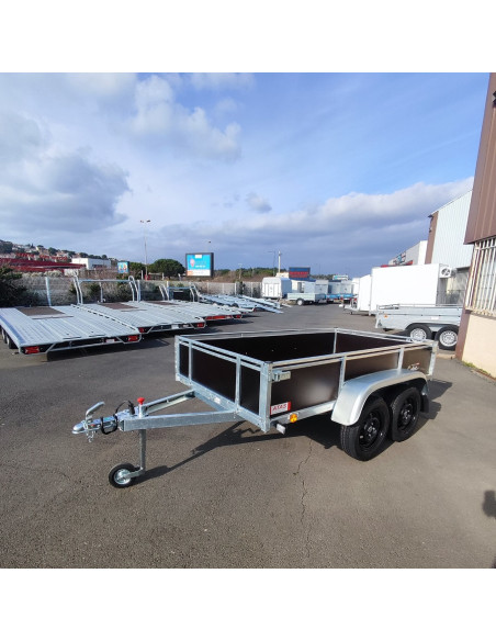 BOIS - 251x133x40 - 500 KG PTC - 2 ESSIEUX - 45450 (Lider)