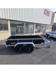 BOIS - 251x133x40 - 500 KG PTC - 2 ESSIEUX - 45450 (Lider) 2