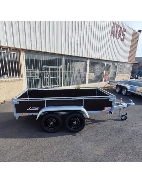 BOIS - 251x133x40 - 500 KG PTC - 2 ESSIEUX - 45450 (Lider)