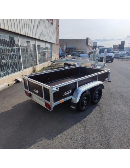BOIS - 251x133x40 - 500 KG PTC - 2 ESSIEUX - 45450 (Lider)
