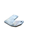PLAQUE / PLATINE DE BIELLETTE FOURGON COUDEE ET PLIEE (Yo Remorques)