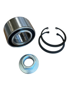 KIT ROULEMENTS CARTOUCHE  39x72x37  + 2 CIRCLIPS + ECROU (knott nieper schegl) 2