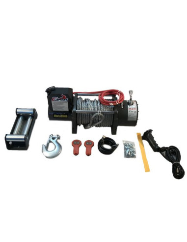 TREUIL ELECTRIQUE DE TRACTION 12V A CABLE...