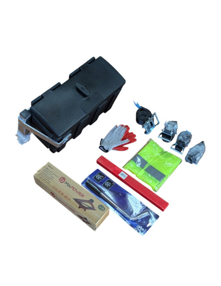 COFFRE DE RANGEMENT + SUPPORT - ROADSTER MOTO 1 V2 - KXL (Debon)