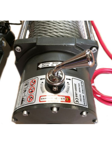 TREUIL ELECTRIQUE DE TRACTION 12V A CABLE...
