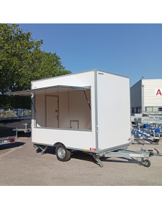 COMMERCIALE 300*203*230 1300 KG VOLET LATERAL - PORTE ARRIERE (Stock Uniquement) 2