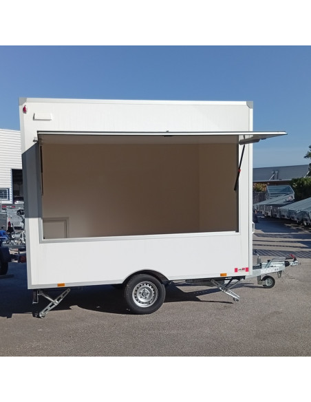 COMMERCIALE 300*203*230 1300 KG VOLET LATERAL - PORTE ARRIERE (Stock Uniquement)