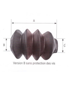 SOUFFLET 60S 90S 120S/SR 160S 200S/SR 250S 75S 100S 101VB 1,3VB 2,0VB  Ø28-38 L118 (Alko) Pièce d'origine 2