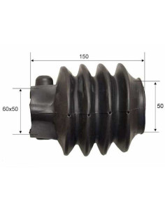 SOUFFLET COMPATIBLE ALKO 4 SPIRES Ø50-60 L150