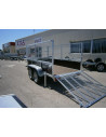 BOIS - 251x133x100 - 500 KG - 2 ESSIEUX - REHAUSSE GRILLE + PONT - 45450 (Lider)