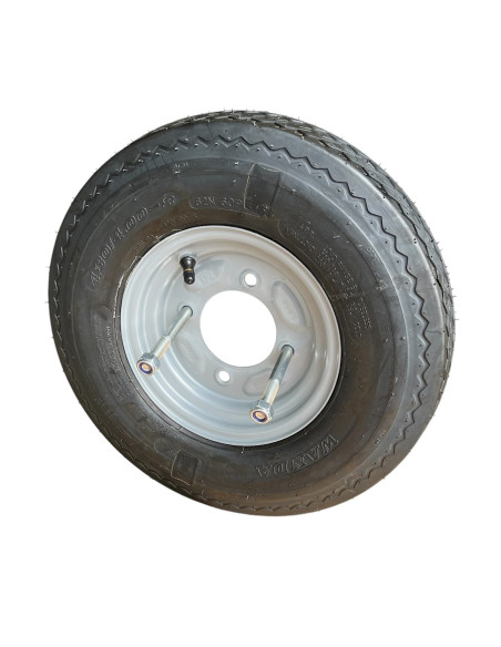ROUE COMPLETE 480-8 4PR 4/0 - 85x115 - Pour remorque CCT4 (Yo Remorque)