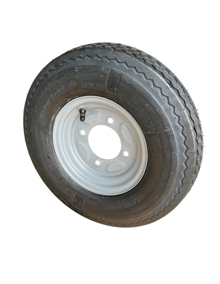ROUE COMPLETE 480-8 4PR 4/0 - 85x115 - Pour remorque CCT4 (Yo Remorque)