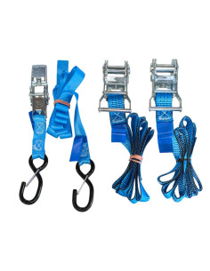 KIT 3 SANGLES ARRIMAGE POUR MOTO SCOOTER - (Yo Remorques)