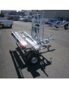 PORTE MOTO CCT4 MP3 - TRANSVERSAL - 260 KG DE CAPACITE (Yo Remorques)