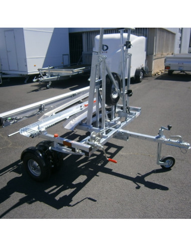 PORTE MOTO CCT4 MP3 - TRANSVERSAL - 260 KG DE CAPACITE (Yo Remorques)