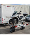 PORTE MOTO CCT4 MP3 - TRANSVERSAL - 260 KG DE CAPACITE (Yo Remorques)