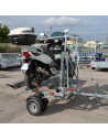 PORTE MOTO CCT4 MP3 - TRANSVERSAL - 260 KG DE CAPACITE (Yo Remorques)